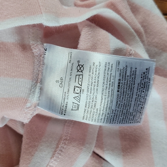 Gap Maternity Striped Long Sleeve Tee - Picture 4 of 4